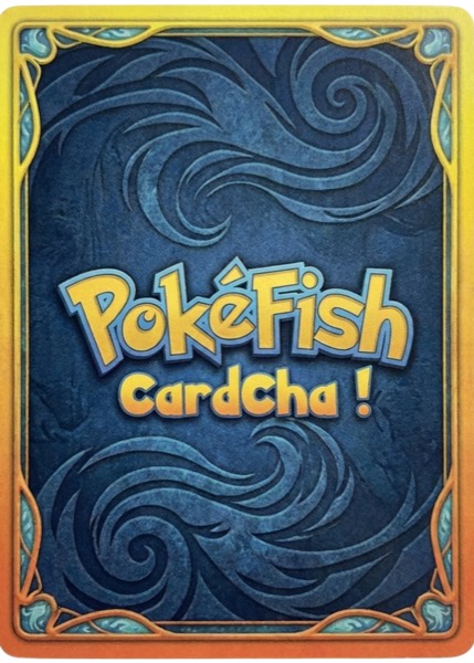 PokiFish Cardcha 海浪紋理卡背