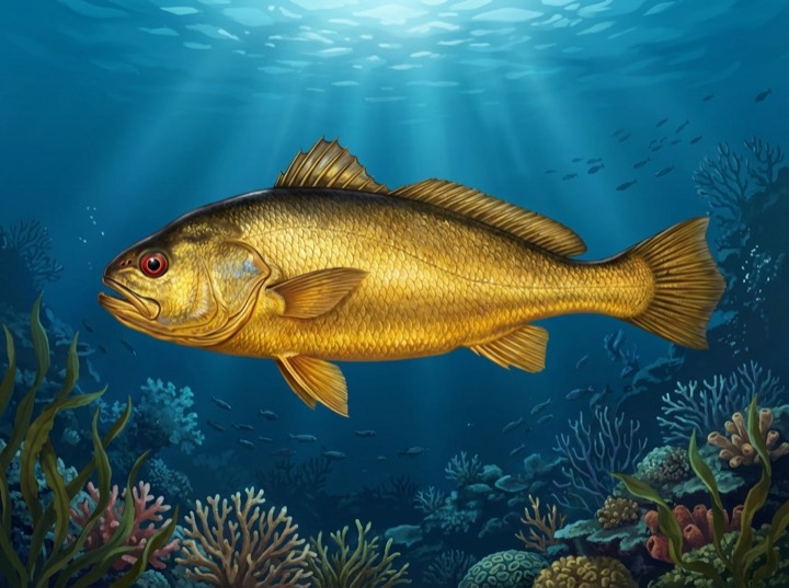 AI 魚種辨識示例：黃花魚